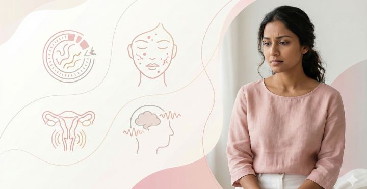 Dietician in Solapur helping women manage hormonal issues like irregular periods, mood swings, and painful cycles